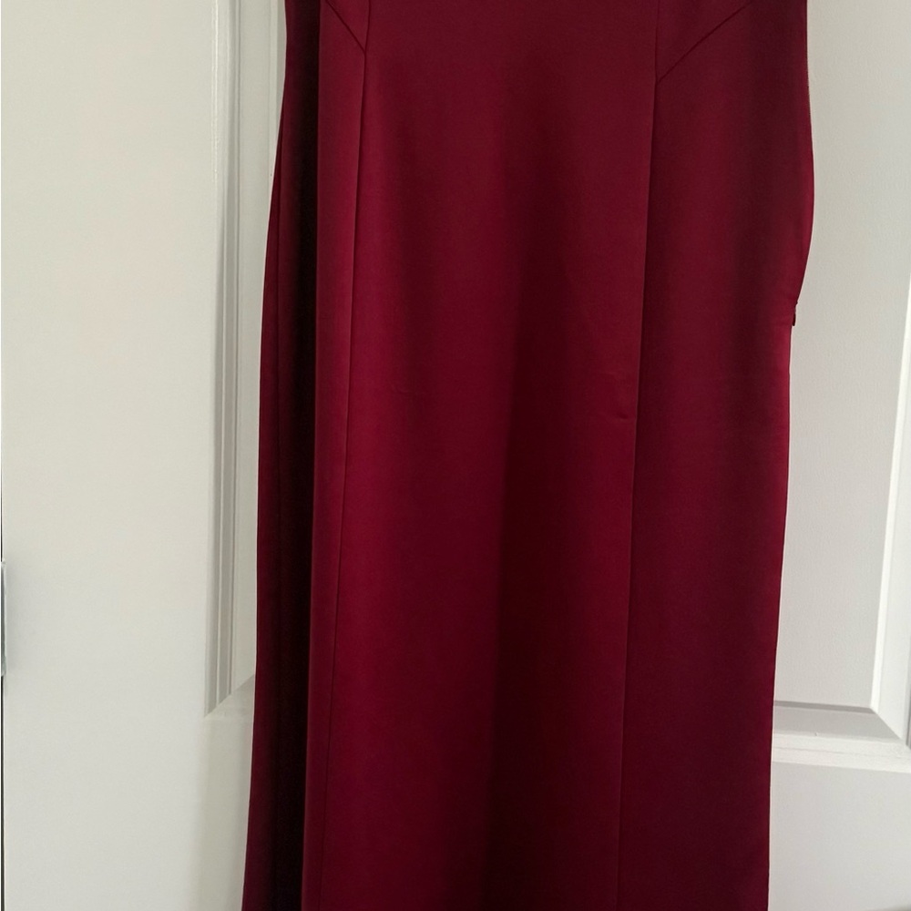 LOFT Rich Red Petite Dress